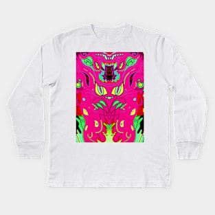 Bunny apparition !!! Kids Long Sleeve T-Shirt